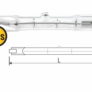 Лампа галогенная КГ-300вт 220в R7S 117мм (94220 NH-J)